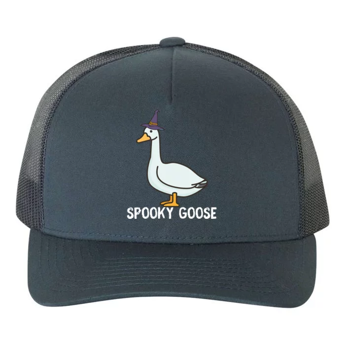 Spooky Goose Funny Goose Halloween Yupoong Adult 5-Panel Trucker Hat