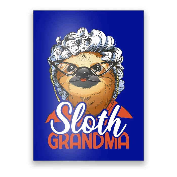 Sloth Grandpa For Who Love The Animal Gift Poster