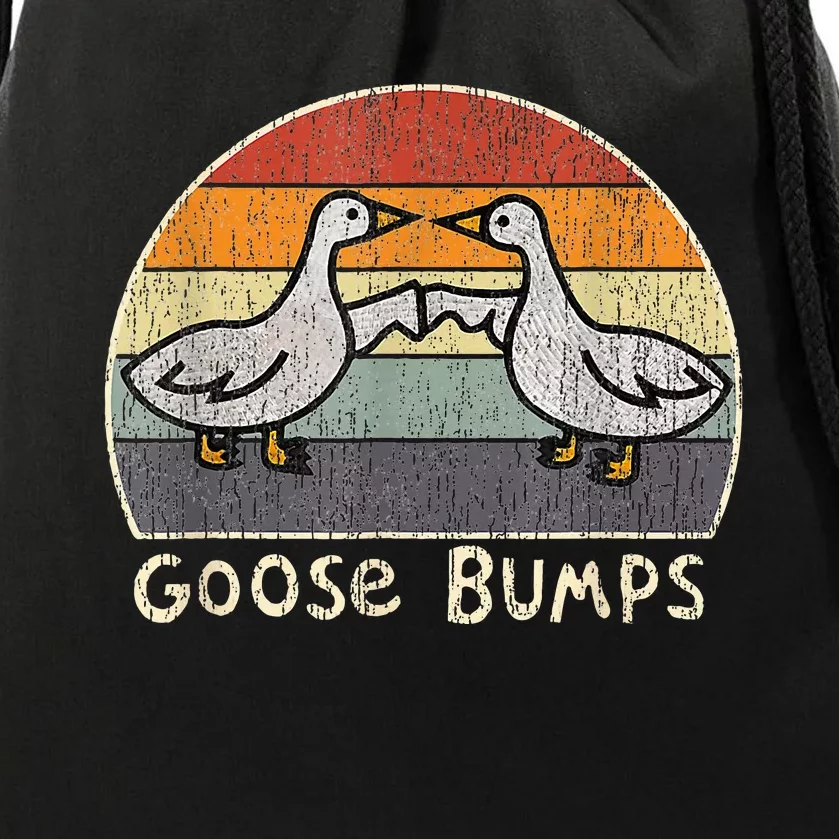 Silly Goose Funny Goose Bumps Funny Sayings Drawstring Bag