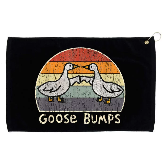 Silly Goose Funny Goose Bumps Funny Sayings Grommeted Golf Towel