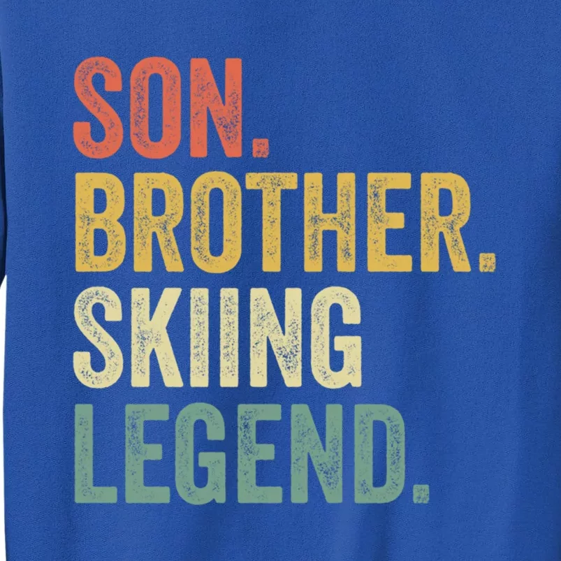 Ski Gift Funny Funny Gift Son Skiing Cute Gift Sweatshirt