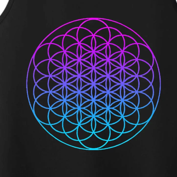 Sacred Geometry Flower Of Life Performance Tank