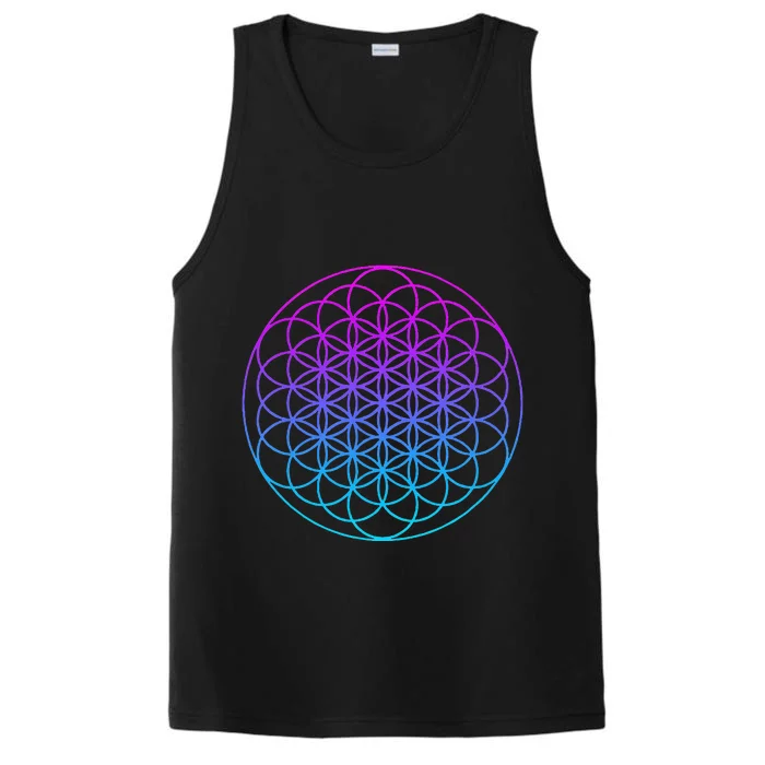 Sacred Geometry Flower Of Life Performance Tank