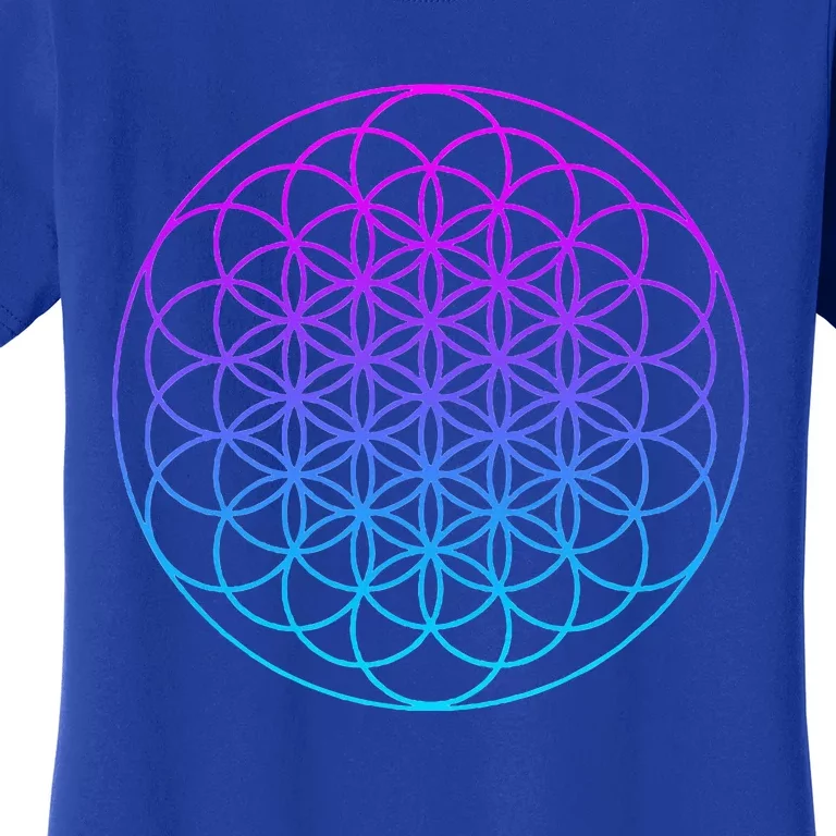 Sacred Geometry Flower Of Life Women's T-Shirt