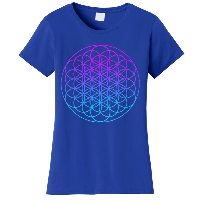 Sacred Geometry Flower Of Life Women's T-Shirt