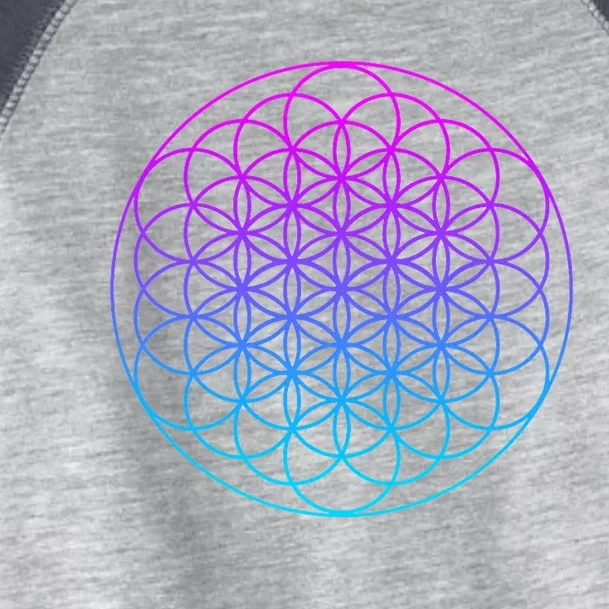 Sacred Geometry Flower Of Life Toddler Fine Jersey T-Shirt