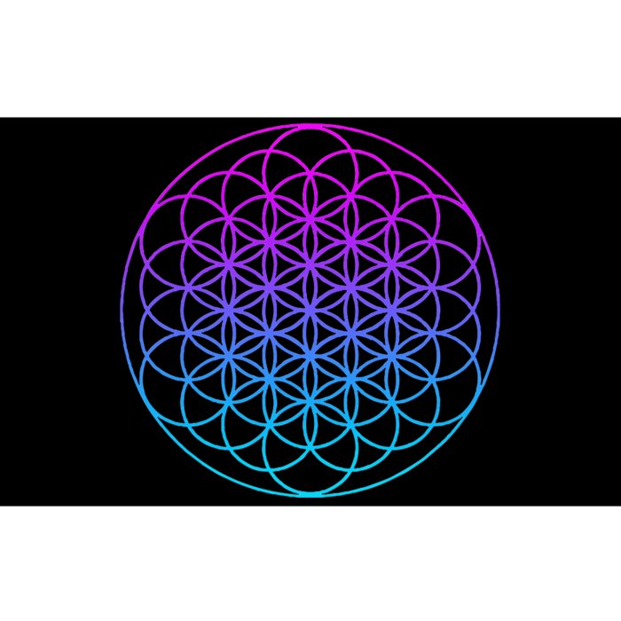 Sacred Geometry Flower Of Life Bumper Sticker