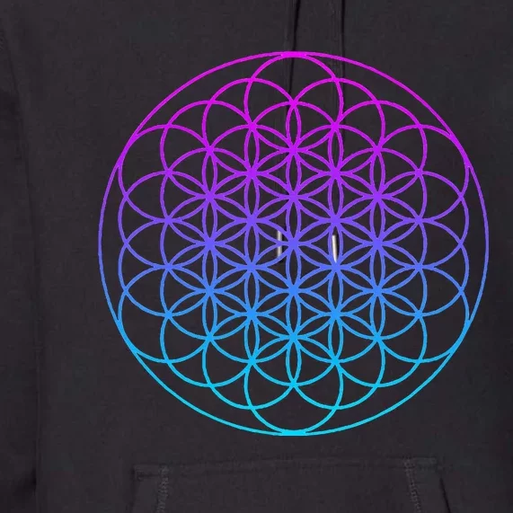 Sacred Geometry Flower Of Life Premium Hoodie