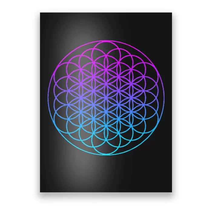 Sacred Geometry Flower Of Life Poster