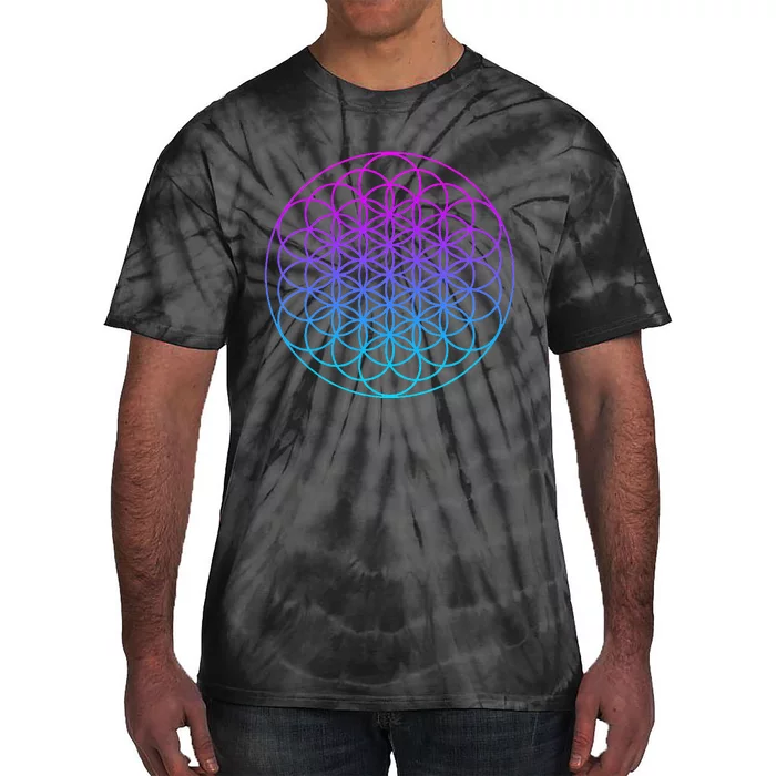 Sacred Geometry Flower Of Life Tie-Dye T-Shirt