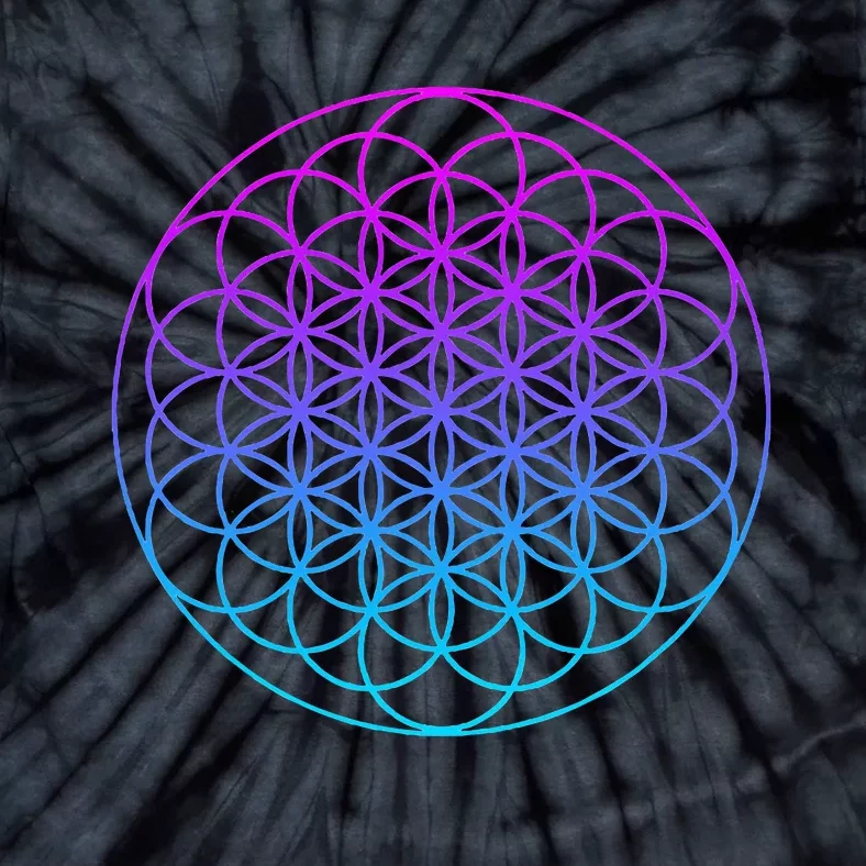 Sacred Geometry Flower Of Life Tie-Dye T-Shirt