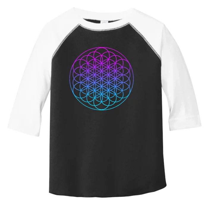 Sacred Geometry Flower Of Life Toddler Fine Jersey T-Shirt