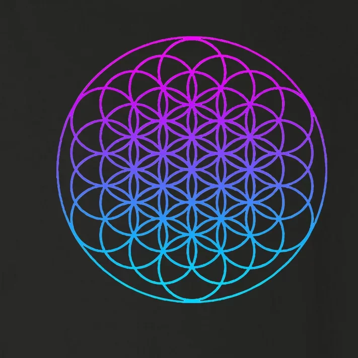 Sacred Geometry Flower Of Life Toddler Long Sleeve Shirt