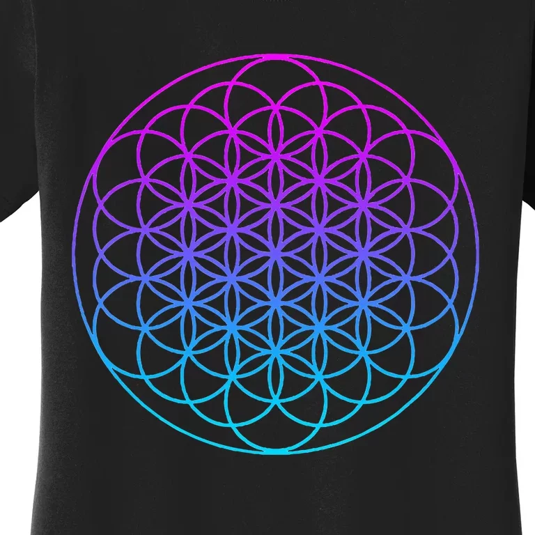 Sacred Geometry Flower Of Life Women's T-Shirt