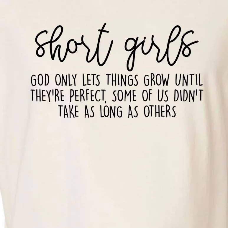 Short Girl Funny Fall Season Christian Garment-Dyed Women's Muscle Tee