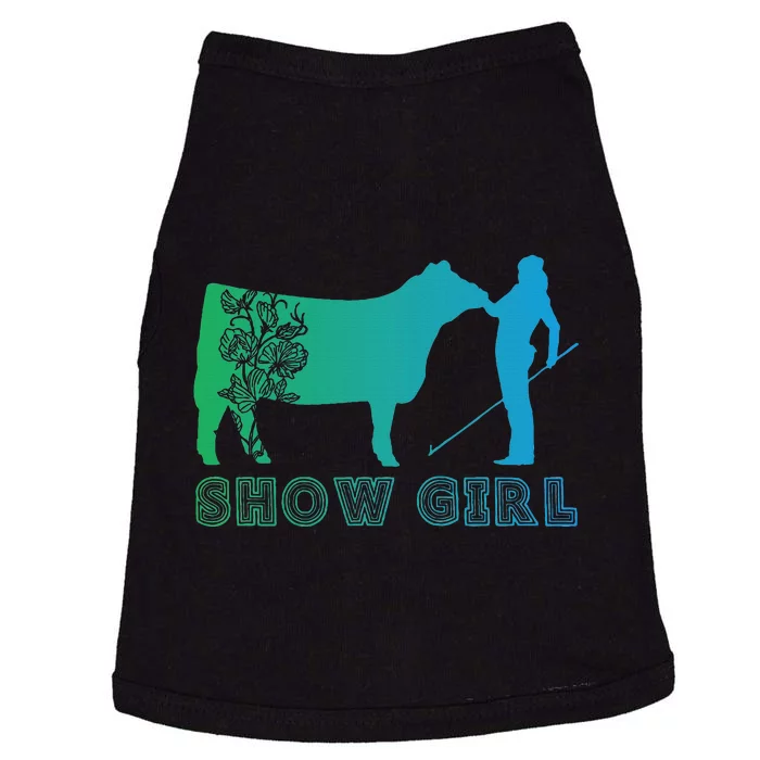 Show Girl Fun Livestock Cattle Showing Doggie Tank