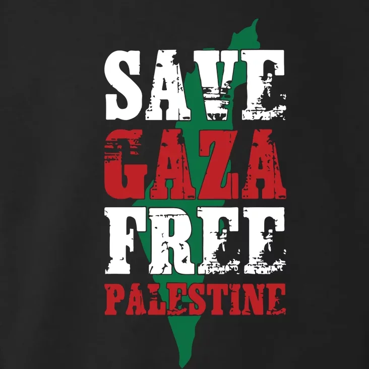 Save Gaza Free Palestine Toddler Hoodie