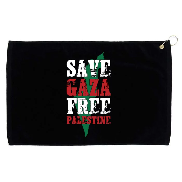 Save Gaza Free Palestine Grommeted Golf Towel