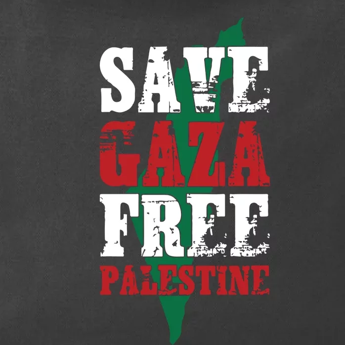 Save Gaza Free Palestine Zip Tote Bag