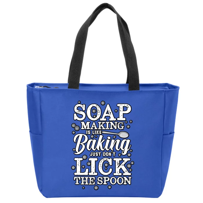 Soapmaking Gift For Soapmakers Makers Handmade Soap Making Gift Zip Tote Bag