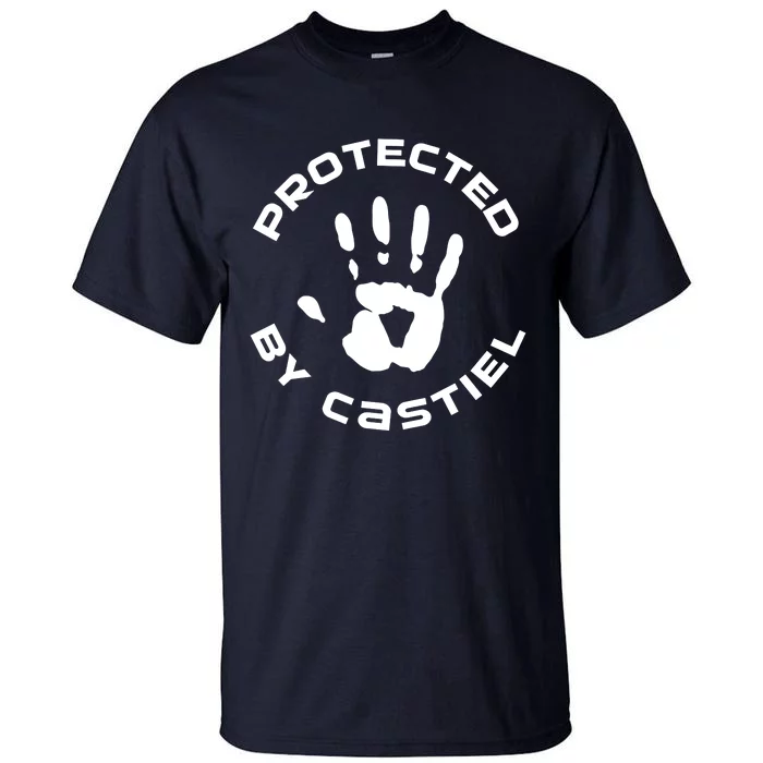 Supernatural Gifts For Her Christmas Gift Protected By Castiel Supernatural Fami Tall T-Shirt