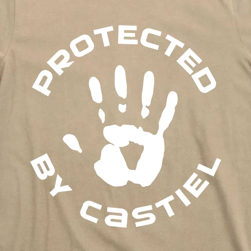 Supernatural Gifts For Her Christmas Gift Protected By Castiel Supernatural Fami T-Shirt