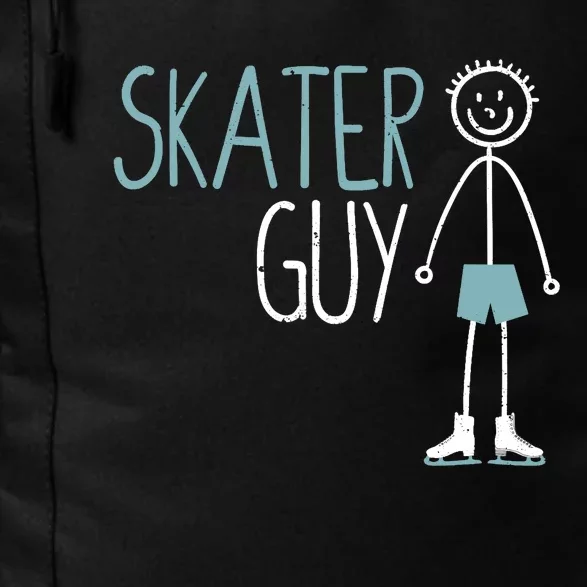 Skater Guy Funny Skates Ice Skating Boy Figure Skaters Daily Commute Backpack