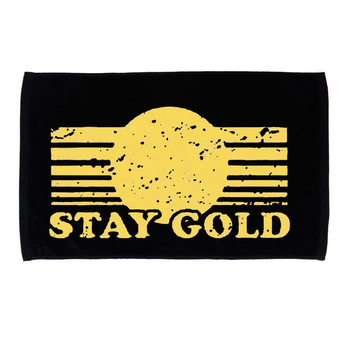 Stay Gold Funny Saying Microfiber Hand Towel