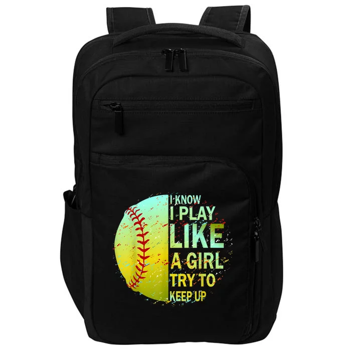 Softball Gift For Girls Impact Tech Backpack