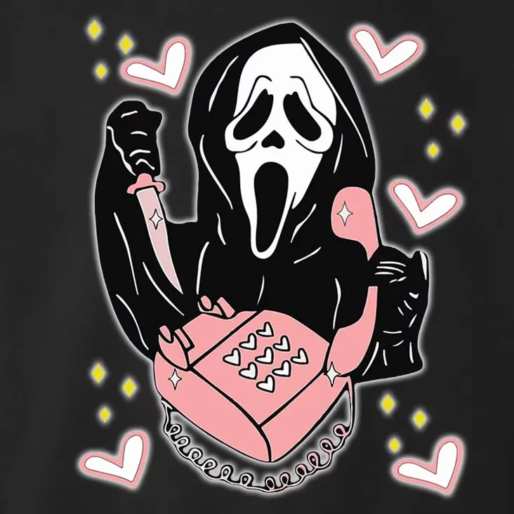 Scary Ghost Face Phone Ghostface Calling Toddler Hoodie