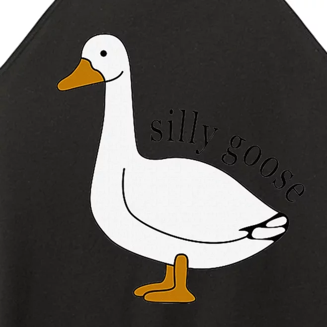 Silly Goose Funny Goose Meme Cute Goose Trendy Clothing Women’s Perfect Tri Rocker Tank