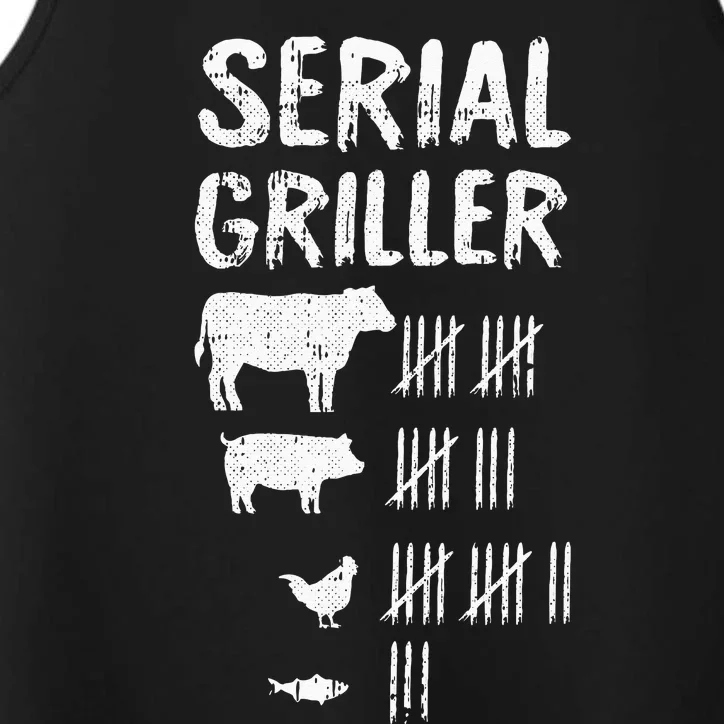 Serial Griller Fathers Day Funny Grilling Grill BBQ Master Performance Tank