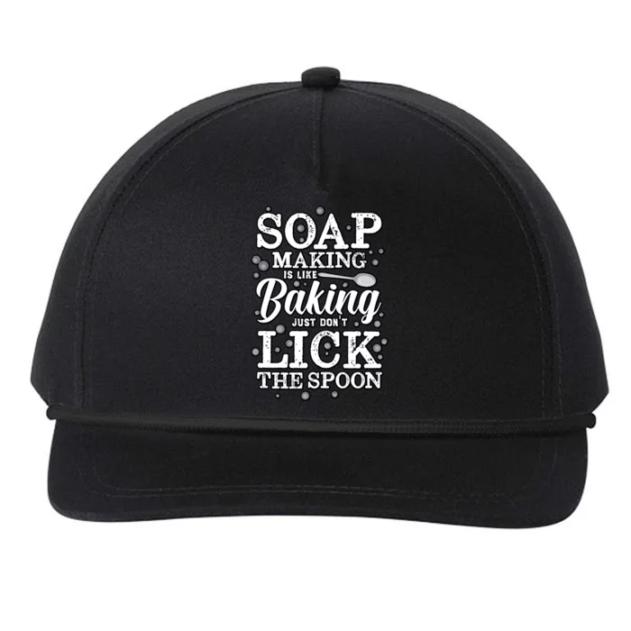 Soapmaking Gift For Soapmakers Makers Handmade Soap Making Gift Snapback Five-Panel Rope Hat