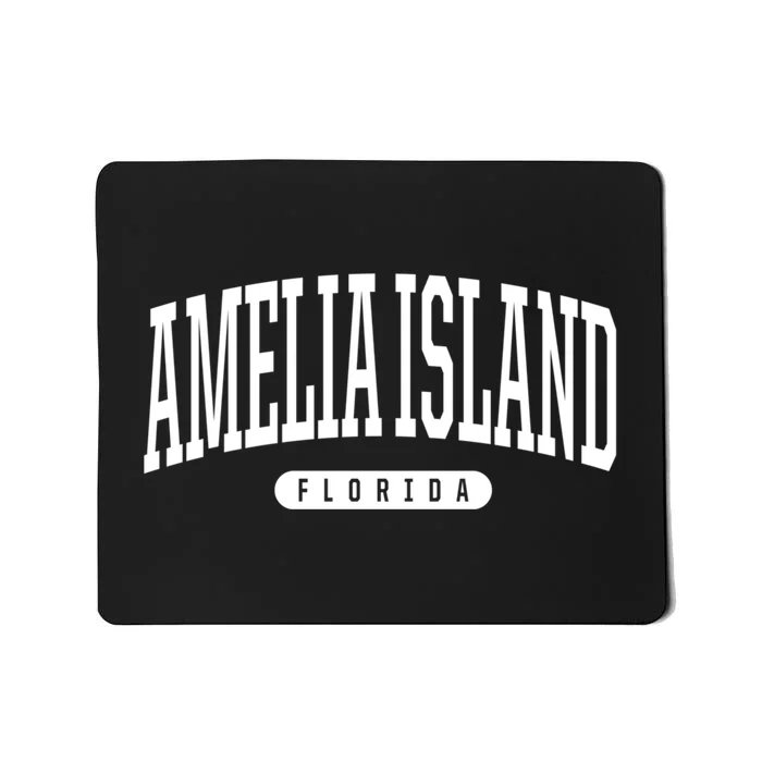 Souvenir Gift Funny College Style Amelia Island Florida Mousepad