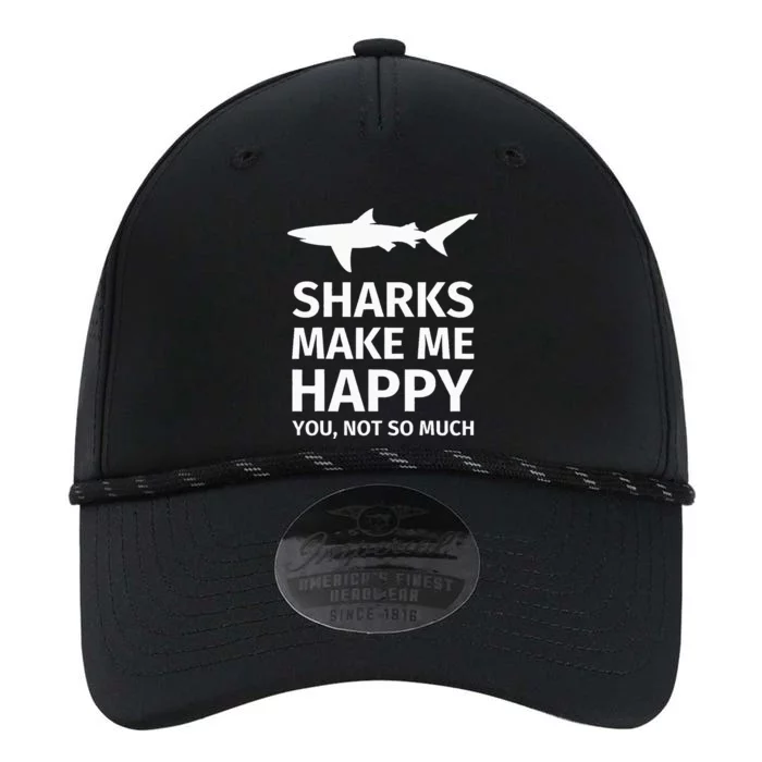 Shark Gifts for Shark Lovers Funny Sharks Happy Performance The Dyno Cap