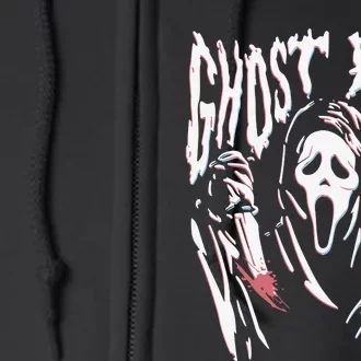 Scream Ghost Face Wavy Full Zip Hoodie