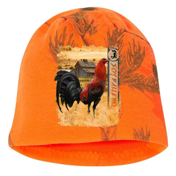 Soy Gallero Gamefowl Rooster Cockfighting Enthusiast Kati - Camo Knit Beanie