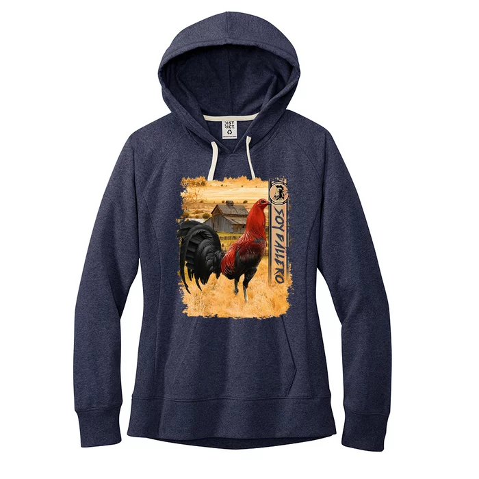 Soy Gallero Gamefowl Rooster Cockfighting Enthusiast Women's Fleece Hoodie