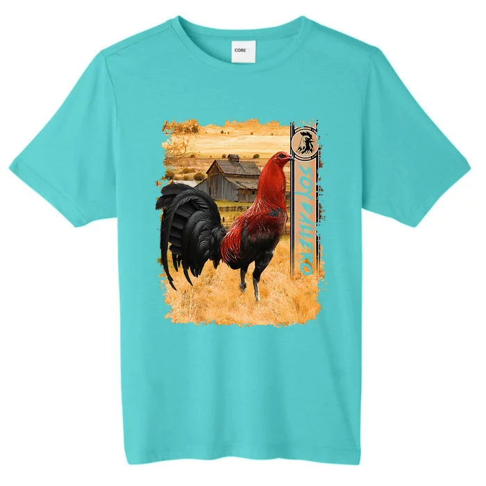 Soy Gallero Gamefowl Rooster Cockfighting Enthusiast ChromaSoft Performance T-Shirt