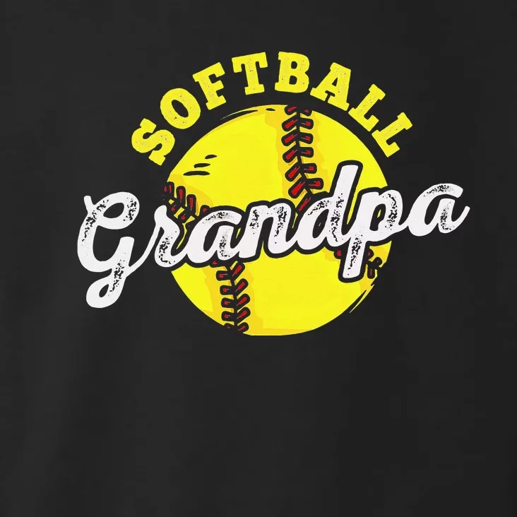 Softball Grandpa Grandfather Father's Day Toddler Hoodie