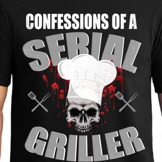 Serial Griller Grill Master Barbecue Bbq Fathers Day Gift Pajama Set