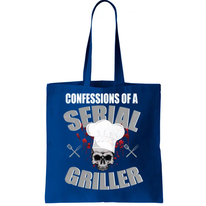 Serial Griller Grill Master Barbecue Bbq Fathers Day Gift Tote Bag