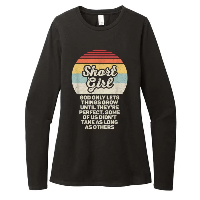 Short Gir.ls God Only Lets Things Grow Until They’re Perfect Womens CVC Long Sleeve Shirt