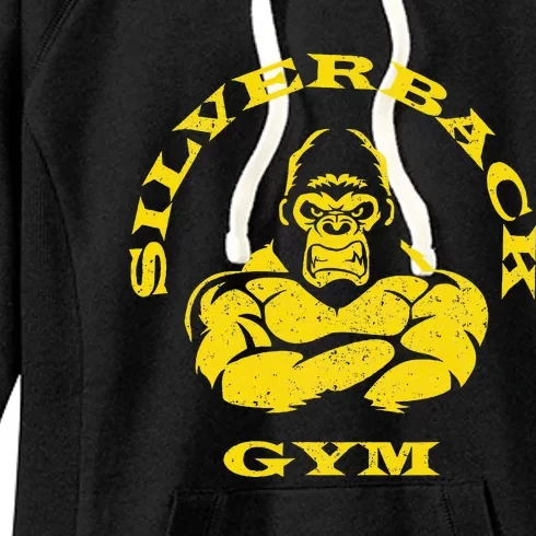 Silverback Gorilla Gym Apparel Powerlifting Strongman Women's Fleece Hoodie