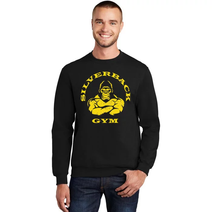 Silverback Gorilla Gym Apparel Powerlifting Strongman Tall Sweatshirt