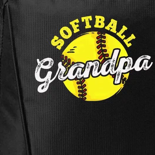 Softball Grandpa Grandfather FatherS Day City Backpack