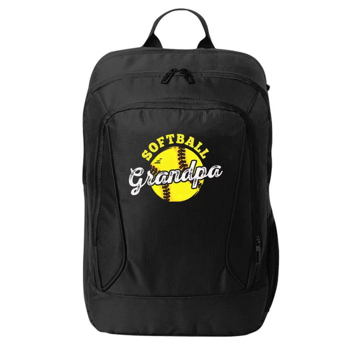 Softball Grandpa Grandfather FatherS Day City Backpack