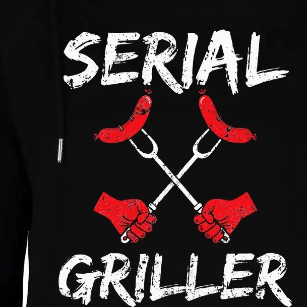 Serien Griller Grilling Master Chef Cook Cooking BBQ Gift Womens Funnel Neck Pullover Hood