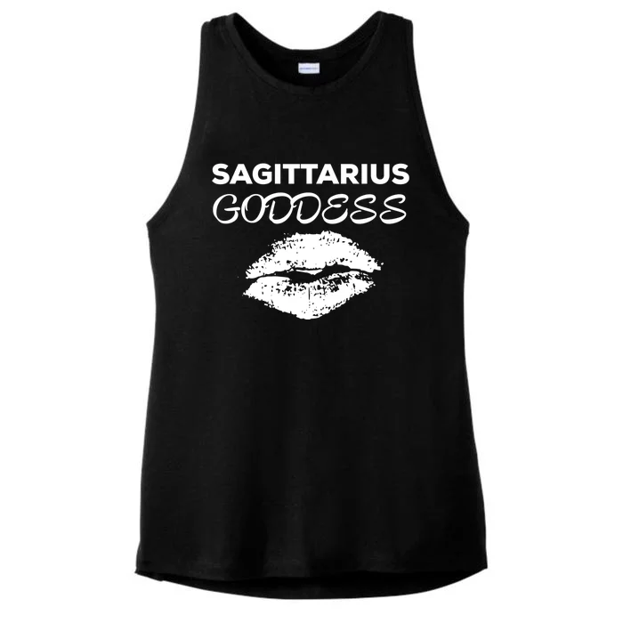 Sagittarius Goddess Gift Ladies Tri-Blend Wicking Tank