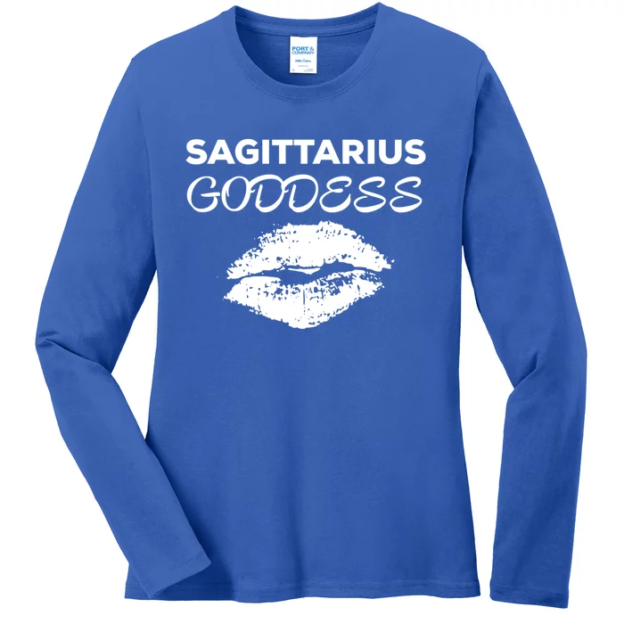 Sagittarius Goddess Gift Ladies Long Sleeve Shirt